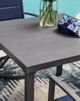 Signature Design by Ashley® Rocky Creek Gray Aluminum Outdoor Dining Table-3