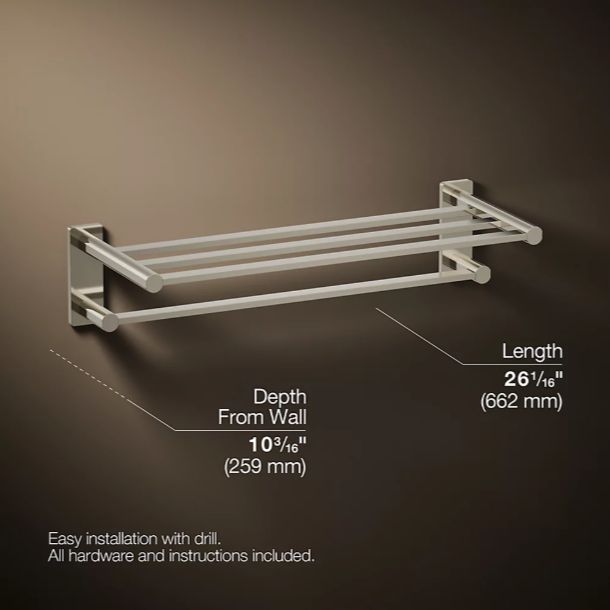 KOHLER® Parallel® Vibrant Polished Nickel Hotelier-2