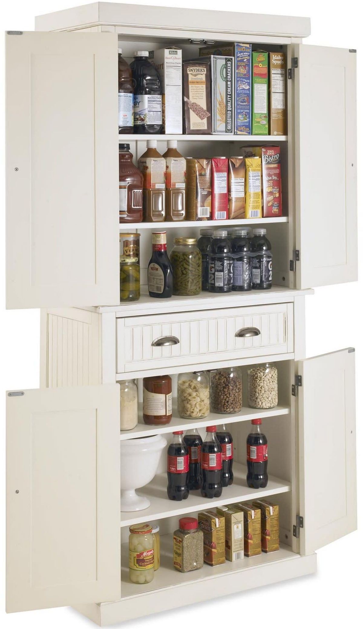 Nantucket white pantry by home styles hotsell