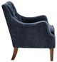 Olliix by Madison Park Qwen Navy Button Tufted Accent Chair-1