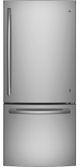 GE® 20.9 Cu. Ft. Stainless Steel Bottom Freezer Refrigerator-0