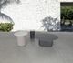 CabanaCoast® Customizable Roman SOL Sintered™ Stone 36'' Outdoor Round Coffee Table -3
