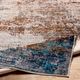 Surya Jefferson Blue/Brown/Taupe 4'x6' Area Rug-3