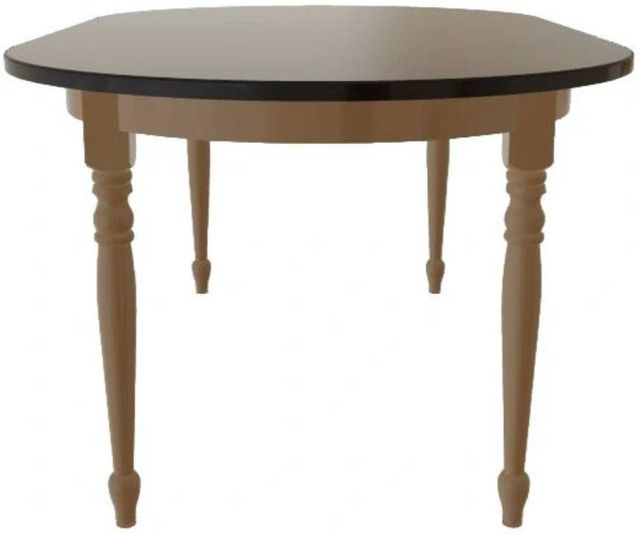 Mavin Customizable 42" x 48" Oval Extendable Dining Table with 2 Leaves-2