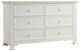 Westwood Design Avalon White 6-Drawer Dresser-0