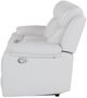 Global Furniture USA U6026 Blanch White Console Manual Reclining Loveseat with LED-2