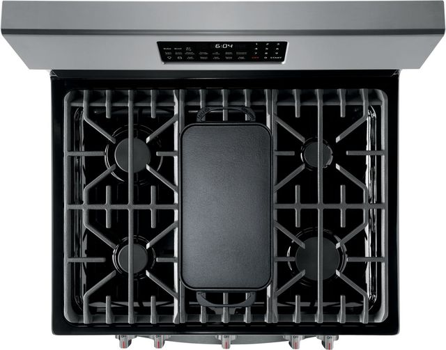 Frigidaire Gallery® 30" Black Stainless Steel Freestanding Gas Range-3