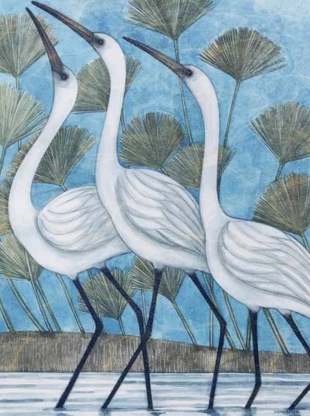 StyleCraft Norman Wyatt Home Egret II Wall Art-1