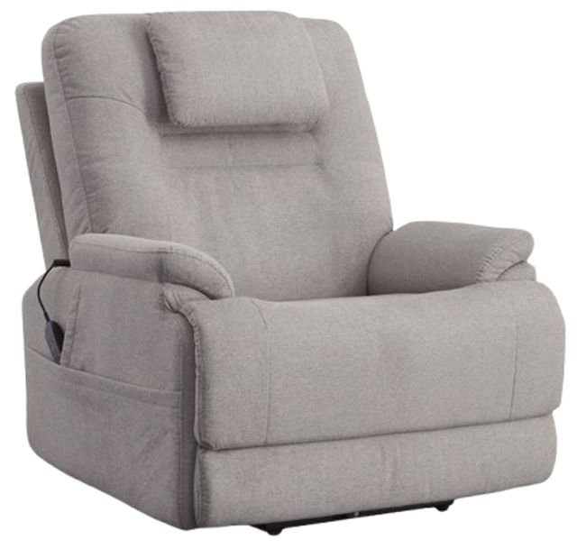 Flexsteel® Zecliner Model 2 Dove Power Lift Sleep Recliner with Power Headrest and Lumbar-0