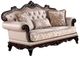Furniture of America® Veracruz Dark Cherry/Light Brown Loveseat-0
