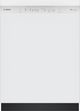 Bosch® 100 Series 24" White Front Control Built In Dishwasher-0