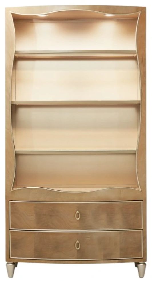 Michael Amini® Villa Cherie Caramel Bookcase-2