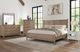 Bernards Citrus Heights Brown Queen Lo-Post Bed-2