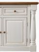homestyles® Monarch Antique White/Distressed Oak Kitchen Island-2
