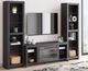 Signature Design by Ashley® Cayberry 3-Piece Matte Black Entertainment Center with Electric Fireplace-5