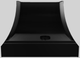 Vent-A-Hood® Designer Series 42" Black Wall Mounted Range Hood-3