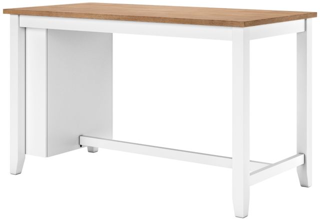 Signature Design by Ashley® Gesthaven Natural/White Counter Height Dining Table-3