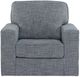 Signature Design by Ashley® Olwenburg Denim Swivel Accent Chair-1