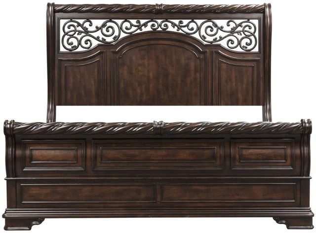 Liberty Furniture Arbor Place Brownstone California King Sleigh Bed-2