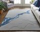 Feizy Serrano Blue/Gray 5' x 8' Rug-5