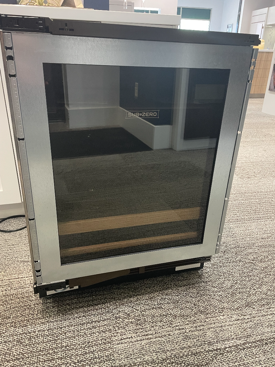 Sub-Zero® Designer Series 24" Panel Ready Left Hinge Undercounter Beverage Center