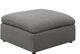 Elements International Cloud 9 Charcoal Ottoman-1