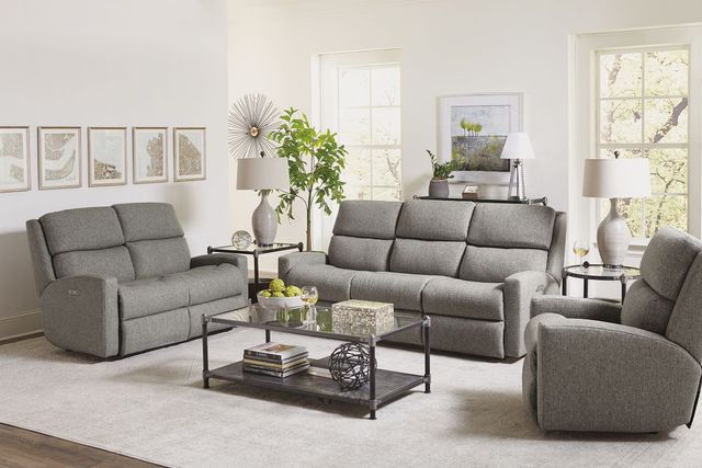 Flexsteel® Catalina Power Reclining Loveseat with Power Headrests-2