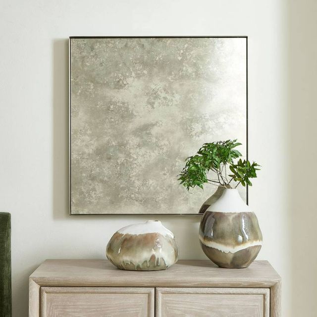 Uttermost® Fredric Brass Square Mirror-1
