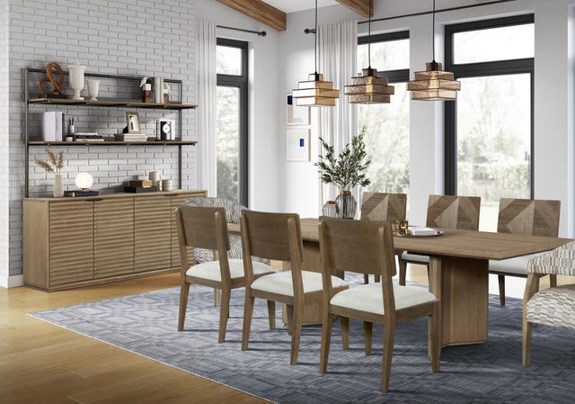 Bernards Linné Wheat Sideboard and Hutch-1