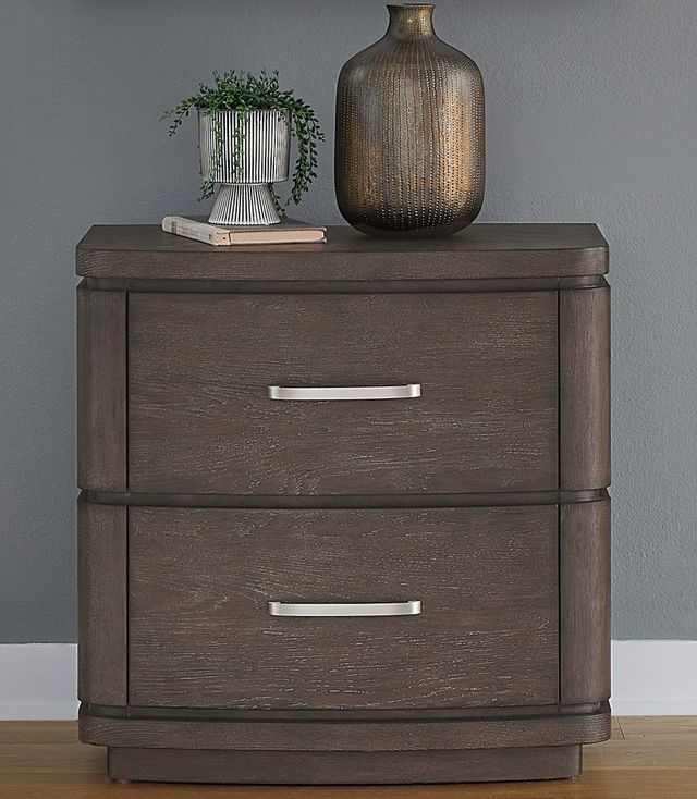 Liberty Furniture Cascade Falls Satin Espresso Nightstand with Charging Station-1