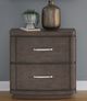 Liberty Furniture Cascade Falls Satin Espresso Nightstand with Charging Station-0