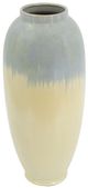 A & B Home Blue/Cream Reactive Glaze Ceramic Vase-0