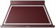 Ilve® Nostalgie II Noblesse 48" Burgundy Wall Mounted Range Hood with Chrome Trim-0