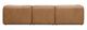 Moe's Home Collection Form Classic 5-Piece Sonoran Tan L-Shaped Modular Leather Sectional-2