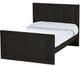 Crate Designs™ Furniture Espresso King Panel Bed-0