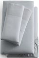 Malouf® Linen-Weave Cotton Fog Twin Sheet Set-0