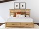 A-America® Gallagher Natural Queen Storage Panel Bed-1