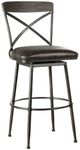 HH2 Home Decker Gray Swivel Bar Stool-0