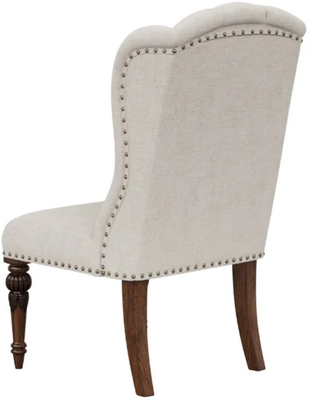 Bernards Coventry Beige Upholstered Wing Chair-4