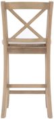 Linon Torino Greywash X Back Counter Stool-4