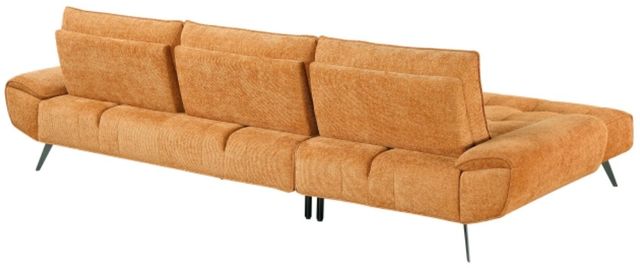 Homelegance® Dominic 2-Piece Orange Left-Arm Facing Sectional and Chaise-4
