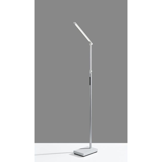 Adesso® Lennox Black And Silver LED Multi-Function Floor Lamp-3