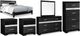 Signature Design by Ashley® Starberry 6-Piece Black Queen Panel Bed Set-0
