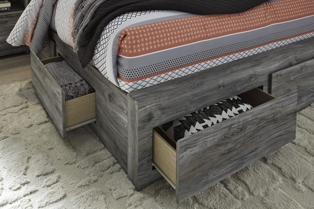 Signature Design by Ashley® Baystorm Gray Queen Panel Storage Bed-3