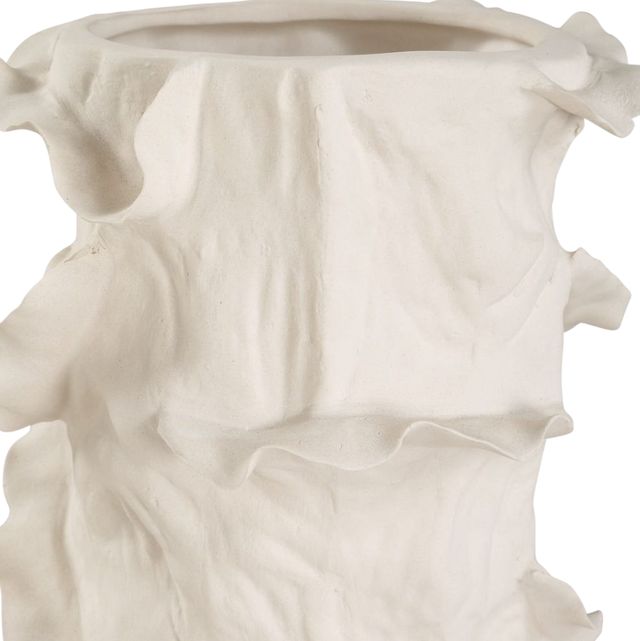Uttermost® Ripple Crest 2-Piece White Vase Set-3