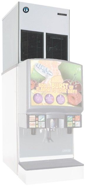Hoshizaki Cubelet 22" 890 lb. Stainless Steel Air-Cooled Icemaker-1