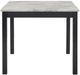 New Classic® Home Furnishings Celeste 64" Black Dining Table with Gray Marble -3