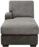Emerald Home Berlin 2-Piece Gray Left-Arm Facing Sectional and Chaise-2