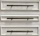 Million Dollar Rustic Lucy Frosted White/Gold Dresser with Hardware-1