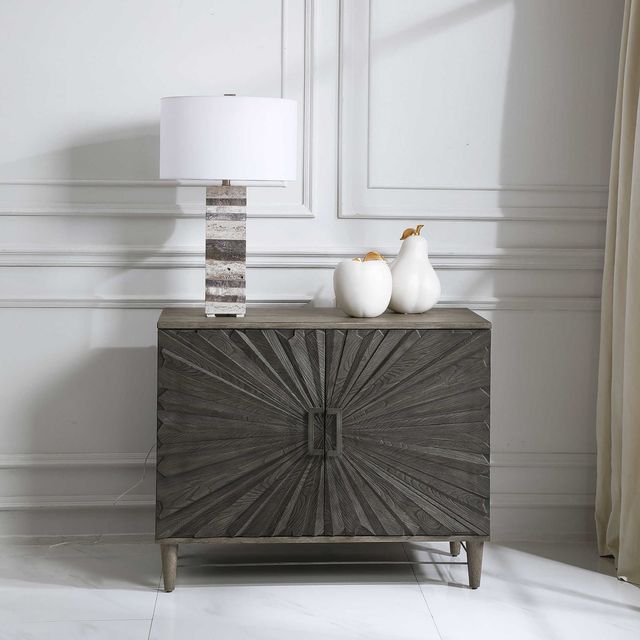 Uttermost® Shield Dark Ebony Cabinet-1